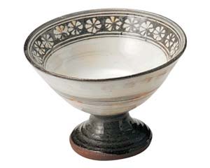 【まとめ買い10個セット品】和食器 ネ432-018 三島手 高台珍味【キャンセル/返品不可】