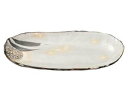スーパーSALE限定!\エントリーでポイント5倍!/和食器 ネ432-188 三島手 楕円盛鉢【卸問屋名調 おしゃれ 食器 テーブルウェア 業務用 居酒屋 レストラン 喫茶店 ホテル 家庭用】
