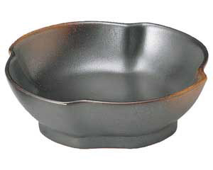 【まとめ買い10個セット品】和食器 ト440-278 焼締 ねじり刺身鉢【キャンセル/返品不可】