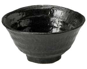 和食器 ロ464-068 瀬戸黒 六兵衛茶碗(大)【卸問屋名調 おしゃれ 食器 テーブルウェア 業務用 居酒屋 レストラン 喫茶店 ホテル 家庭用】