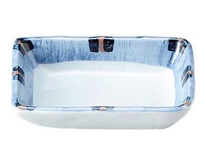 【まとめ買い10個セット品】和食器 ホ478-578 はなやぎ 長角千代口【キャンセル/返品不可】