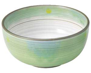 【まとめ買い10個セット品】和食器 ミ322-268 新緑 丸6.0ボール【キャンセル/返品不可】