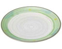 マラソン期間限定!\エントリーでポイント5倍!/【まとめ買い10個セット品】和食器 ミ176-138 新緑 丸8.0皿【キャンセル/返品不可】(3)