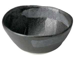 【まとめ買い10個セット品】和食器 ミ078-158 黒銀河3.6ボール【キャンセル/返品不可】