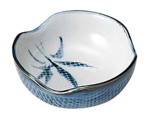 【まとめ買い10個セット品】和食器 ヤ022-158 古染布目笹丸千代口【キャンセル/返品不可】