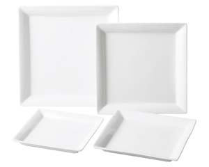 【まとめ買い10個セット品】 ト523-118 フォンテ24cmスクエアープレート【キャンセル/返品不可】