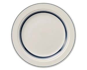 【まとめ買い10個セット品】 コ567-028 カントリーサイドネイビーブルー 25.5cmディナー皿【キャンセル/返品不可】