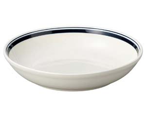 【まとめ買い10個セット品】 コ567-098 カントリーサイドネイビーブルー 24cmパスタボール【キャンセル/返品不可】