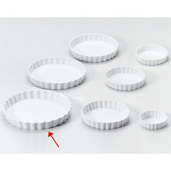 【まとめ買い10個セット品】 ハ606-048 ルナホワイト 26cmパイ皿【キャンセル/返品不可】