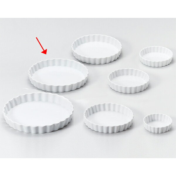 樂天商城 - 【まとめ買い10個セット品】 ハ606-058 ルナホワイト 23cmパイ皿【キャンセル/返品不可】