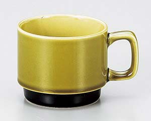 【まとめ買い10個セット品】 カ620-198 北欧グリーンコーヒー碗【キャンセル/返品不可】