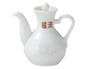 【まとめ買い10個セット品】 ア659-358A スーパーチャイナ華清(絵付) 醤油カスター(白磁)【キャンセル/返品不可】