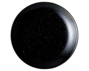 【まとめ買い10個セット品】 カ655-068 アジアン(黒・赤) 黒玉渕16cm皿【キャンセル/返品不可】