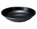 カ655-108 アジアン(黒・赤) 黒13cm深皿