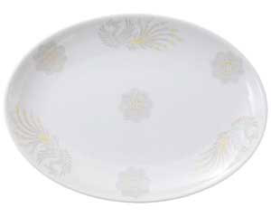 【まとめ買い10個セット品】 ツ665-708 北京(磁器) 10インチメタ玉プラター【キャンセル/返品不可】