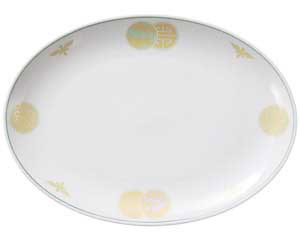 【まとめ買い10個セット品】 ミ662-398 清楽 14インチメタプラター【キャンセル/返品不可】