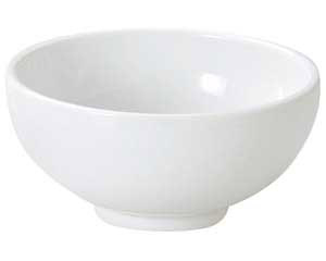 【まとめ買い10個セット品】 オ670-608 アジアン 白13cmライス丼【キャンセル/返品不可】
