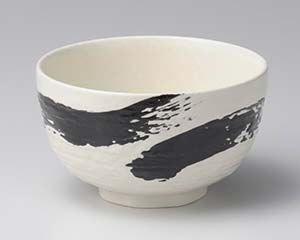 【まとめ買い10個セット品】 カ673-118 極刷毛白ロクロ目4.5丼【キャンセル/返品不可】