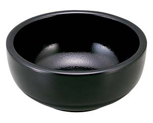 エ691-158 [A]多用ボール黒刷毛目内外7寸【卸問屋名調 おしゃれ 食器 テーブルウェア 業務用 居酒屋 レストラン 喫茶店 ホテル 家庭用】
