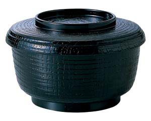 【まとめ買い10個セット品】 ヌ695-028 [TA]耐熱ケヤキ割子(小) 黒塗(内黒)【キャンセル/返品不可】
