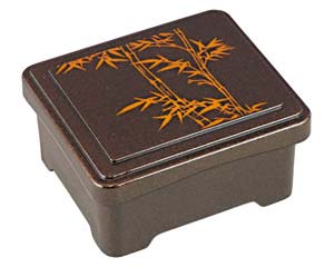 【まとめ買い10個セット品】 ヌ696-058 [A]ミニ丼重 青パール竹【キャンセル/返品不可】