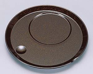 【まとめ買い10個セット品】 エ706-198 [A]丸茶碗蒸し台 梨地【キャンセル/返品不可】