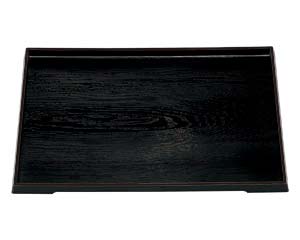 【まとめ買い10個セット品】 エ711-478 [A]ダイヤ木目盆 黒 尺1寸【キャンセル/返品不可】
