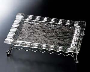 ヌ727-118 さざ波ウェーブ長角盛皿48cm用スタンド【卸問屋名調 おしゃれ 食器 テーブルウェア 業務用 居酒屋 レストラン 喫茶店 ホテル 家庭用】