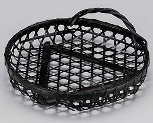 【まとめ買い10個セット品】 ワ742-258 染竹ユリ篭カズラ付(小)【キャンセル/返品不可】