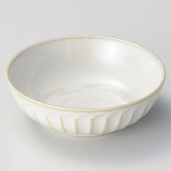 【まとめ買い10個セット品】和食器 ア068-138 窯変粉引き削ぎ13cm鉢