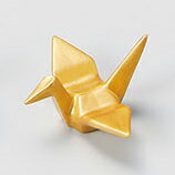 【まとめ買い10個セット品】和食器 ウ289-228 金彩鶴箸置