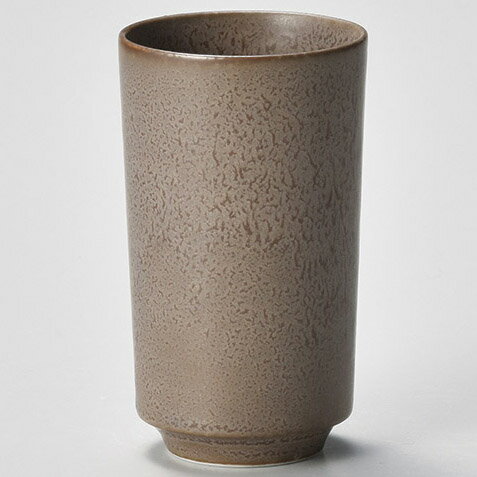 【まとめ買い10個セット品】和食器 カ378-168 グレージュ長湯呑