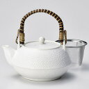 【まとめ買い10個セット品】和食器 ネ396-338 あられ土瓶 白