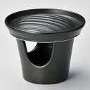 【まとめ買い10個セット品】和食器 ミ411-188 黒釉 ミニ五徳