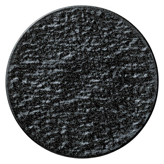 【まとめ買い10個セット品】和食器 ネ563-028 ペトラ ブラック PTフラットラウンドプレート22 BK