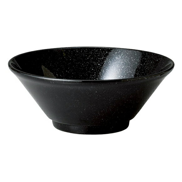 【まとめ買い10個セット品】和食器 カ655-178 アジアン(黒・赤) 黒新切立21cm丼