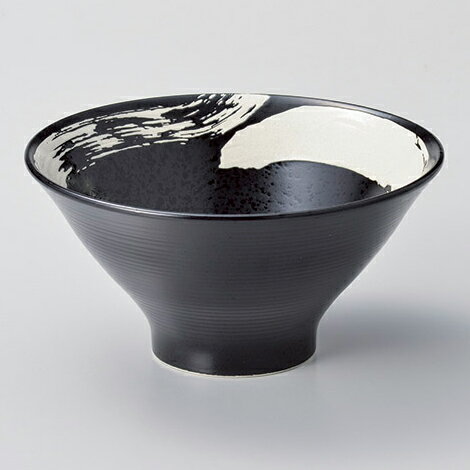 和食器 ハ679-148 黒海流6.5薄筋高ハマ丼【ECJ】