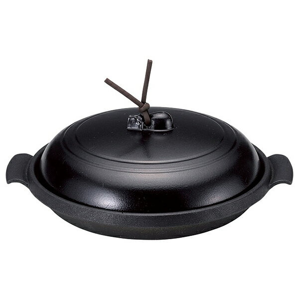 和食器 ヌ732-268 19cmやすらぎ陶板 深型 黒【卸問屋名調 おしゃれ 食器 テーブルウェア 業務用 居酒屋 レストラン 喫茶店 ホテル 家庭用】