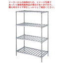 シンコー業務用ラックスノコ棚4段 RSN4-6060 588×588×1800 【 法人様専用商品 】 【 メーカー直送/後払い決済不可 】 【 ラック棚 業務用 】(3)
