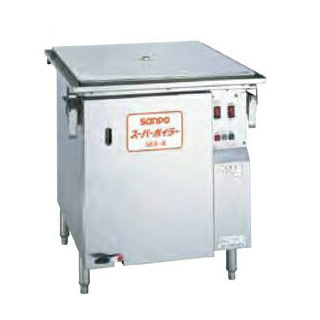 商品の仕様●本体寸法(mm)：655×655×770●電源：3相200V 9kw/h●蒸気発生量：14kg/h※商品画像はイメージです。複数掲載写真も、商品は単品販売です。予めご了承下さい。※商品の外観写真は、製造時期により、実物とは細部が異なる場合がございます。予めご了承下さい。※色違い、寸法違いなども商品画像には含まれている事がございますが、全て別売です。ご購入の際は、必ず商品名及び商品の仕様内容をご確認下さい。※原則弊社では、お客様都合（※色違い、寸法違い、イメージ違い等）での返品交換はお断りしております。ご注文の際は、予めご了承下さい。---------------------------------------------------------------------------こちらの商品は、ご注文後1週間以内に配送の日程についてのご連絡を致します。ご不在、弊社からの連絡メールの不達などでご連絡がとれないお客様のご注文に関しては一旦キャンセルとさせて頂き再度ご相談させて頂くこともございます。また、銀行振込を選ばれたご注文で1週間以内にご入金がない場合、一旦キャンセルとさせて頂きますのであらかじめご了承ください。---------------------------------------------------------------------------電気スーパーボイラー SES-0 655×655×770mm LPG(プロパンガス)【191-0239147-002】