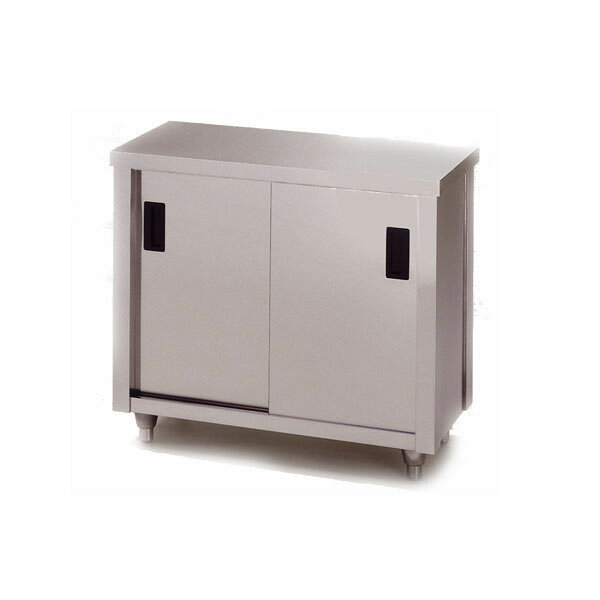 東製作所 アズマ 業務用調理台・片面引違戸 AC-600H 600×600×800 【 メーカー直送/...