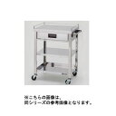 東製作所 ステンレス製ワゴン 600×450×800 3段(中棚1枚+引き出し1個)【 メーカー直送/後払い決済不可 】