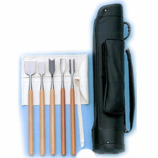 【6/11 2時まで!エントリーでポイント5倍!!】堺孝行 5本組氷ノミセット用［全長60cm］ サジノミ 刃巾：3.6cm【 業務用 氷彫刻 業務用 】