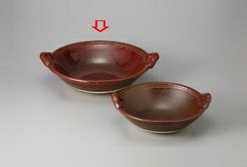 和食器 あめ釉(耐熱) 手付鍋(中) 37M443-16 まごころ第37集 【卸問屋名調 おしゃれ 食器 テーブルウェア 業務用 居酒屋 レストラン 喫茶店 ホテル 家庭用】