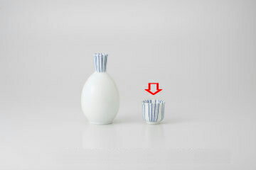 和食器 玉型口十草 グイ呑 37F296-14 まごころ第37集 【卸問屋名調 おしゃれ 食器 テーブルウェア 業務..