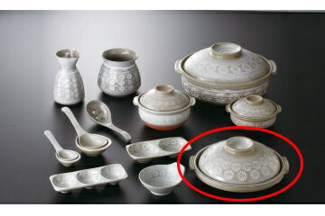 和食器 花三島 6号陶板 37V447-06 まごころ第37集 【卸問屋名調 おしゃれ 食器 テーブルウェア 業務用 居酒屋 レストラン 喫茶店 ホテル 家庭用】