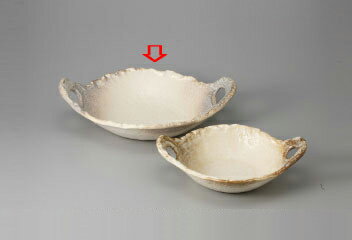 和食器 志野 8号変形陶板 37V443-11 まごころ第37集 【卸問屋名調 おしゃれ 食器 テーブルウェア 業務用 居酒屋 レストラン 喫茶店 ホテル 家庭用】