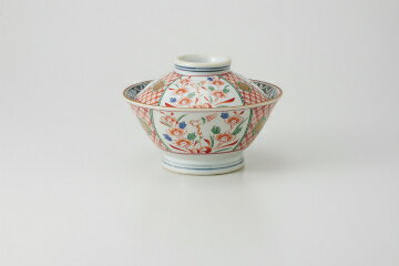 和食器 万歴花鳥 切立蓋丼 37K346-17 まごころ第37集 【卸問屋名調 おしゃれ 食器 テーブルウェア 業務用 居酒屋 レストラン 喫茶店 ホテル 家庭用】