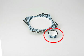 和食器 青格子 丸千代口 37Q036-03 まごころ第37集 【卸問屋名調 おしゃれ 食器 テーブルウェア 業務用..