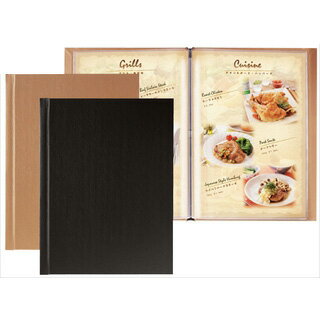 【まとめ買い10個セット品】 メニューブック　SOL-1　ゴールド シンビ【 5-1653-0601 カフェ メニュー表 飲食店 メニューブック おしゃれ ブックファイル メニューファイル レストラン メニュー表 飲食店用品 メニュー表ファイル カフェメニューブック 】